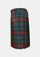 Traditional_Wilson_Janet_2_Tartan_625_kilt_left_image_with_pleated_design_and_adjustable_buckles_for_men