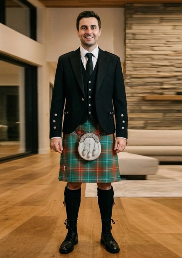 Traditional_Wilson_tartan_Kilt_and_Argyle_Jacket_Kilt_Outfit_front_image