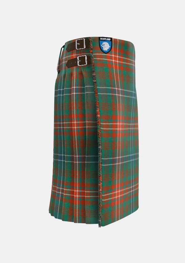 Traditional_Wilson_tartan_right_image_with_pleated_design_and_adjustable_buckles_for_men