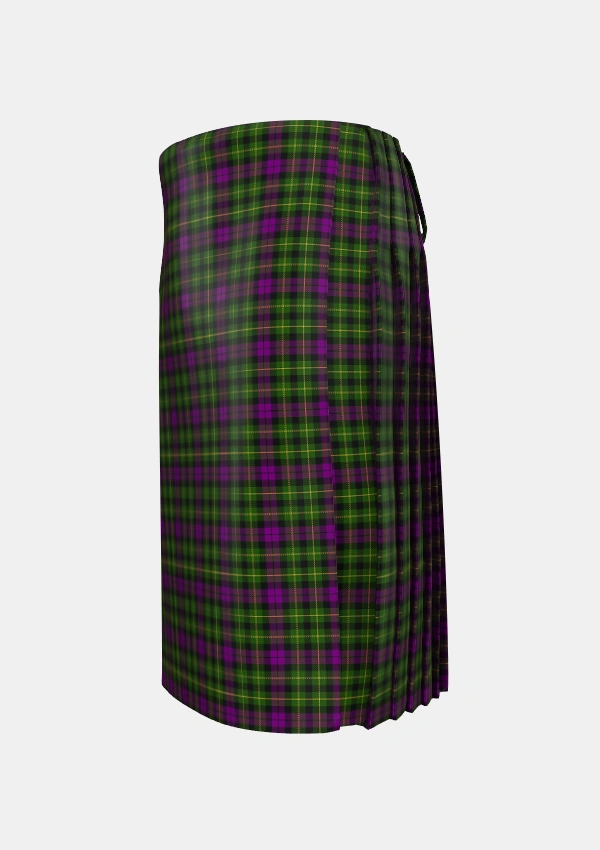 Traditional_Wilsons_No064_Tartan_5610_kilt_left_image_with_pleated_design_and_adjustable_buckles_for_men