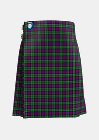 Traditional_Wilsons_No158_Tartan_928_kilt_front_image_with_pleated_design_and_adjustable_buckles_for_men