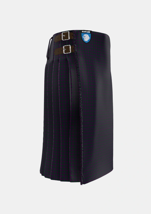 Traditional_Wilsons_No211_Tartan_116_kilt_right_image_with_pleated_design_and_adjustable_buckles_for_men
