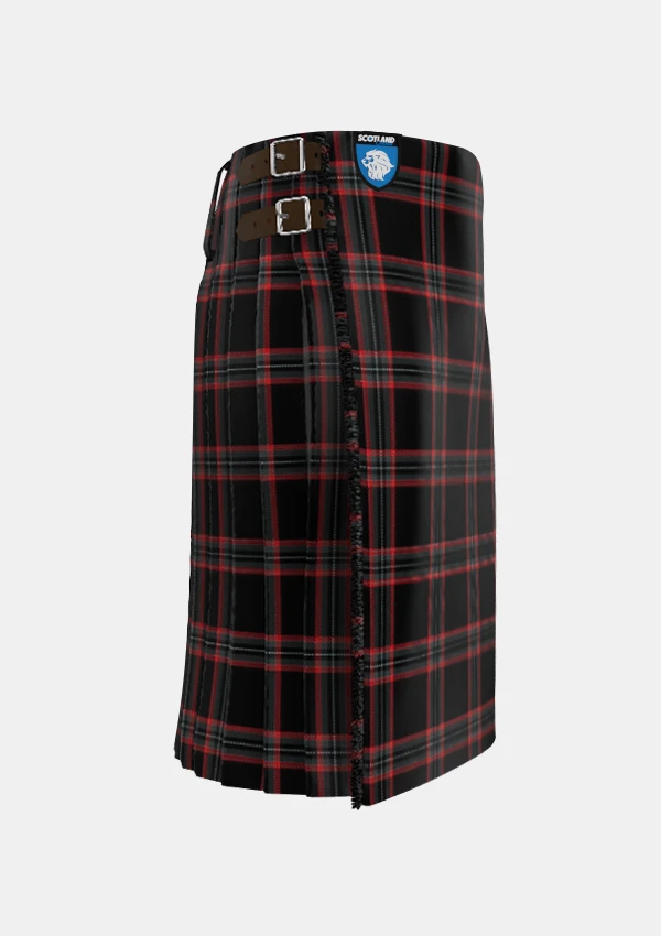 Traditional_Witches_of_Scotland_Tartan_kilt_right_image_with_pleated_design_and_adjustable_buckles_for_men