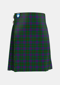 Traditional_Wood_Clan_Family_Tartan_6630_kilt_front_image_with_pleated_design_and_adjustable_buckles_for_men