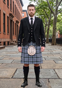 Traditional_World_Peace_Tartan_10424_Kilt_and_Argyle_Jacket_Kilt_Outfit_front_image