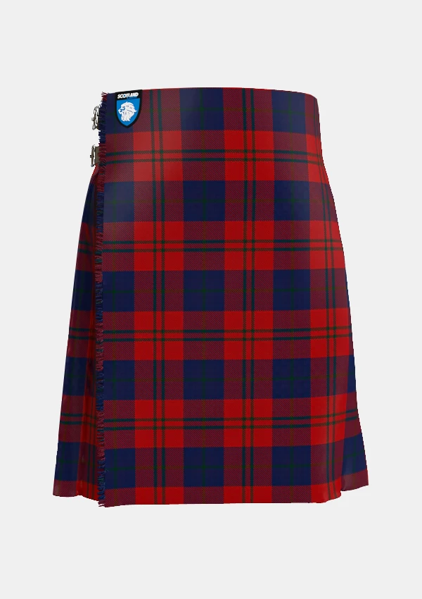 Traditional_Wotherspoon_Tartan_kilt_741_front_image_with_pleated_design_and_adjustable_buckles_for_men