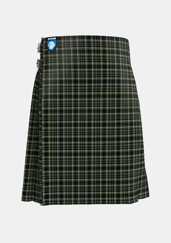 Traditional_Xbox_Tartan_kilt_13497_front_image_with_pleated_design_and_adjustable_buckles_for_men
