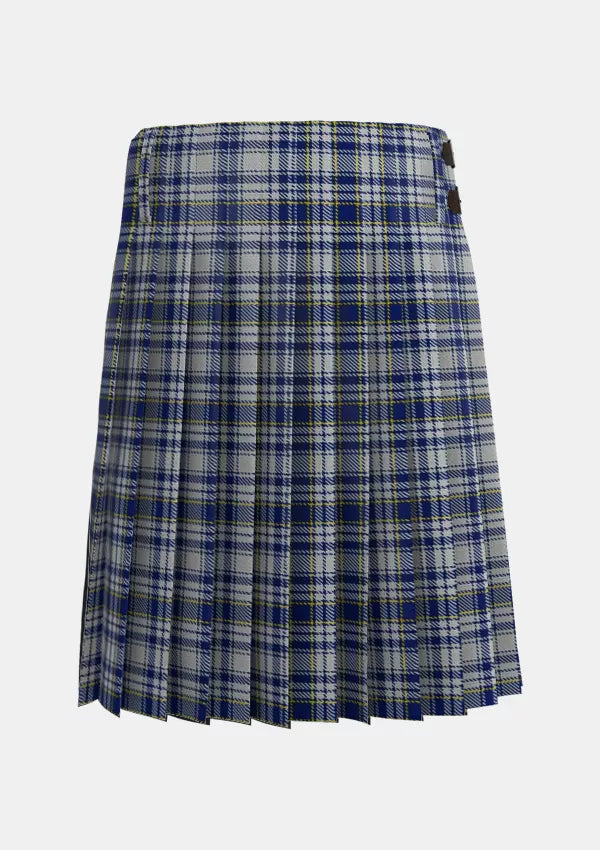 Traditional_Youkshor_National_Tartan_kilt_back_image_with_pleated_design_and_adjustable_buckles_for_men