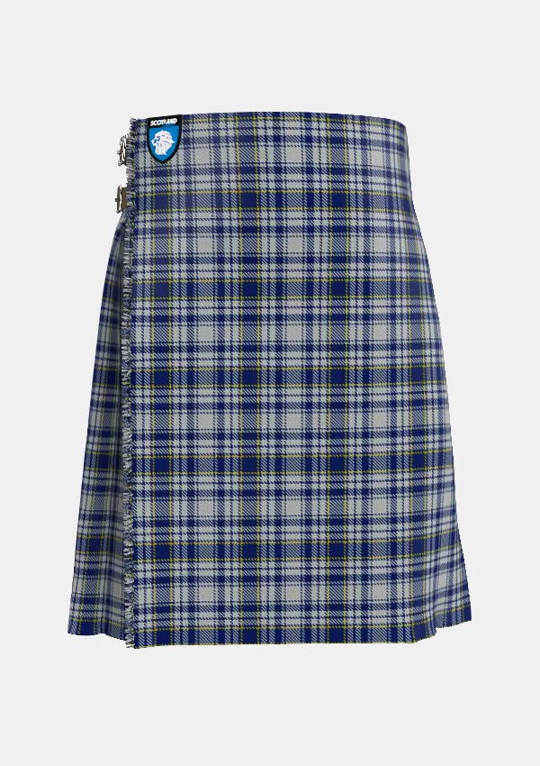 Traditional_Youkshor_National_Tartan_kilt_front_image_with_pleated_design_and_adjustable_buckles_for_men
