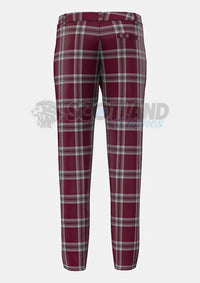 Tynecastle Park Tartan Trouser Back