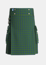 Utility_Aiton_Ayton_Tartan_328_kilt_front_image_with_pleated_design_and_adjustable_buckles_for_men