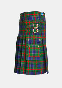 Utility_Aiton_Tartan_kilt_right_image_with_pleated_design_and_adjustable_buckles_for_men