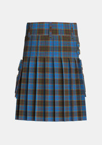 Utility_Anderson_Coulson_Bonner_2_Tartan_1350_kilt_back_image_with_pleated_design_and_adjustable_buckles_for_men
