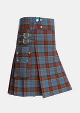 Utility_Anderson_MacGregor_Hastie_1_Tartan_1348_kilt_side_image_with_pleated_design_and_adjustable_buckles_for_men