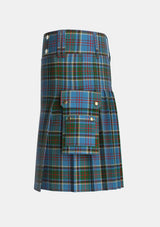 Utility_Anderson_Old_Makinlay_Tartan_1347_kilt_left_image_with_pleated_design_and_adjustable_buckles_for_men