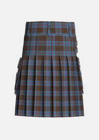 Utility_Anderson_STS_Tartan_1392_kilt_back_image_with_pleated_design_and_adjustable_buckles_for_men