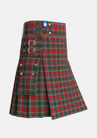 Utility_Anderson_of_Ardbrake_Tartan_7024_kilt_side_image_with_pleated_design_and_adjustable_buckles_for_men