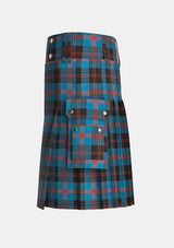 Utility_Angus_tartan_1179_kilt_left_image_with_pleated_design_and_adjustable_buckles_for_men