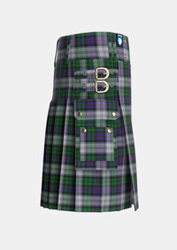 Utility_Argyle_Dress_Tartan_3602_kilt_right_image_with_pleated_design_and_adjustable_buckles_for_men