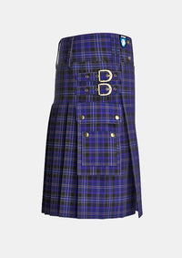 Utility_Arnold_Tartan_10751_kilt_right_image_with_pleated_design_and_adjustable_buckles_for_men