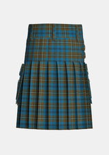 Utility_Auld_Lang_Syne_Tartan_240_kilt_back_image_with_pleated_design_and_adjustable_buckles_for_men
