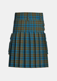 Utility_Auld_Lang_Syne_Tartan_240_kilt_back_image_with_pleated_design_and_adjustable_buckles_for_men
