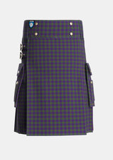 Utility_Austin_Wilsons_No137_Tartan_269_kilt_front_image_with_pleated_design_and_adjustable_buckles_for_men