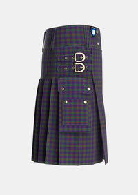 Utility_Austin_Wilsons_No137_Tartan_269_kilt_right_image_with_pleated_design_and_adjustable_buckles_for_men