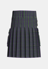 Utility_Austin_Wilsons_No173_Tartan_306_kilt_back_image_with_pleated_design_and_adjustable_buckles_for_men