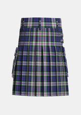 Utility_Baird_Dress_Tartan_233_kilt_back_image_with_pleated_design_and_adjustable_buckles_for_men