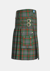 Utility_Ballantyne_Tartan_7563_kilt_right_image_with_pleated_design_and_adjustable_buckles_for_men