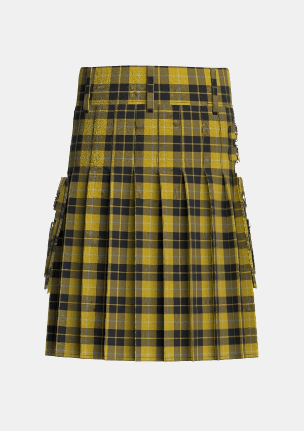 Utility_Barclay_Dress_Tartan_1879_kilt_back_image_with_pleated_design_and_adjustable_buckles_for_men