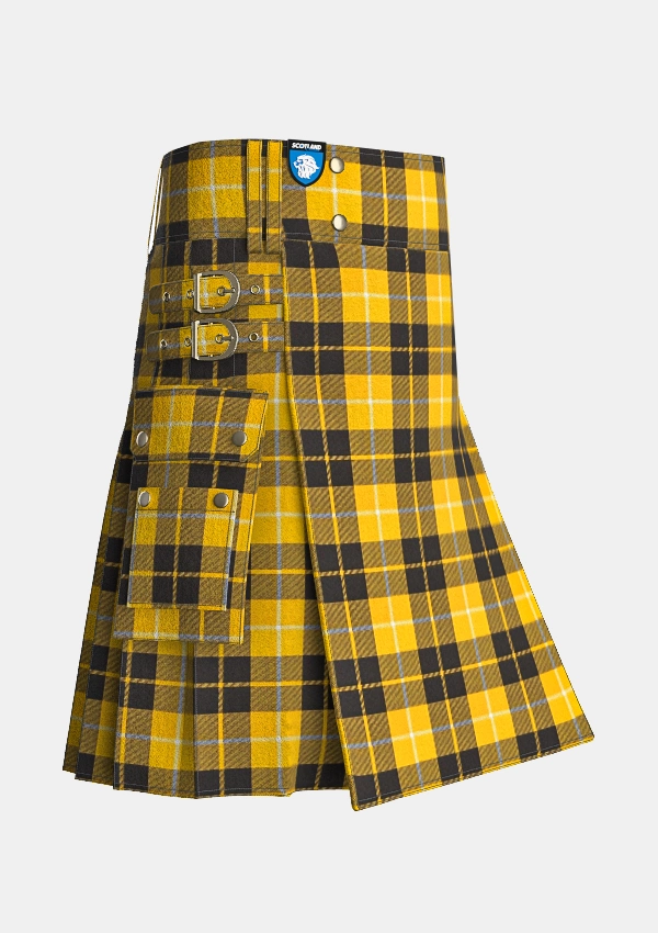 Utility_Barclay_tartan_1879_kilt_side_image_with_pleated_design_and_adjustable_buckles_for_men