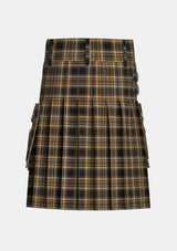 Utility_Bear_Pride_Tartan_kilt_back_image_with_pleated_design_and_adjustable_buckles_for_men