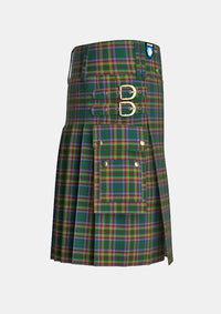 Utility_Belwade_Tartan_11440_kilt_right_image_with_pleated_design_and_adjustable_buckles_for_men