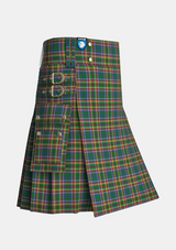 Utility_Belwade_Tartan_11440_kilt_side_image_with_pleated_design_and_adjustable_buckles_for_men
