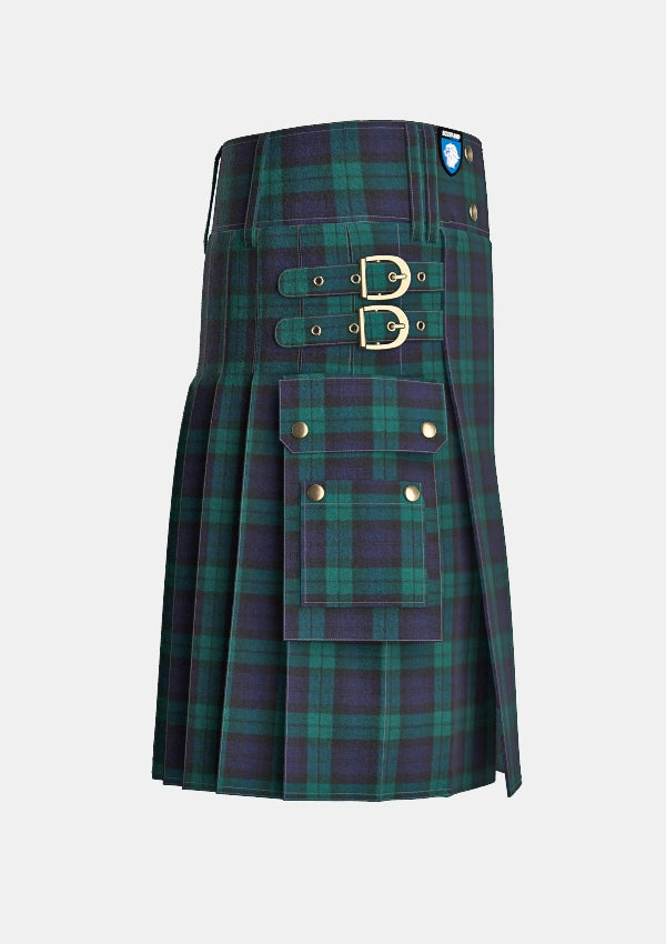 Black Watch Tartan Utility Kilt
