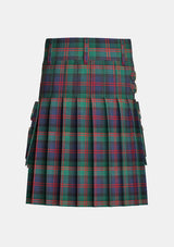 Utility_Blair_tartan_kilt_back_image_with_pleated_design_and_adjustable_buckles_for_men