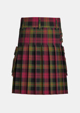 Utility_Booth_Tartan_3713_kilt_back_image_with_pleated_design_and_adjustable_buckles_for_men