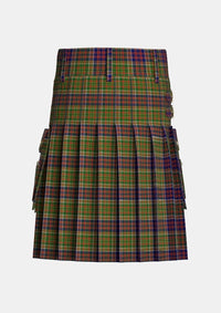Utility_Bowie_Dalgety_Tartan_434_kilt_back_image_with_pleated_design_and_adjustable_buckles_for_men