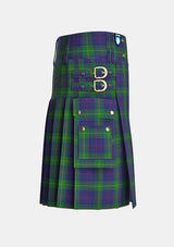 Utility_Boyle_Tartan_6758_kilt_right_image_with_pleated_design_and_adjustable_buckles_for_men