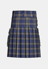 Utility_Brady_60th_Keith_James_Tartan_10404_kilt_back_image_with_pleated_design_and_adjustable_buckles_for_men