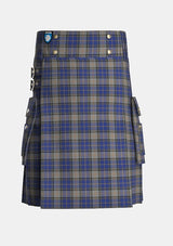 Utility_Brady_60th_Keith_James_Tartan_10404_kilt_front_image_with_pleated_design_and_adjustable_buckles_for_men
