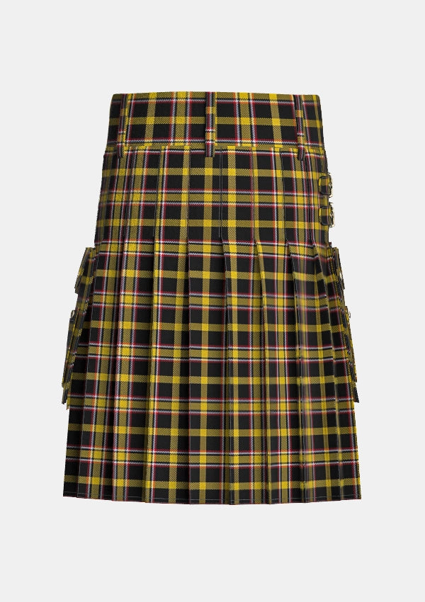 Utility_Brady_George_and_Family_Tartan_13737_kilt_back_image_with_pleated_design_and_adjustable_buckles_for_men