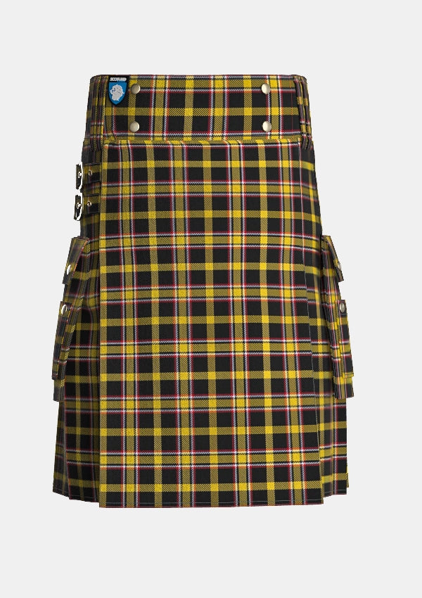Utility_Brady_George_and_Family_Tartan_13737_kilt_front_image_with_pleated_design_and_adjustable_buckles_for_men