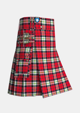 Utility_Bro_Sant_Malou_Tartan_kilt_side_image_with_pleated_design_and_adjustable_buckles_for_men