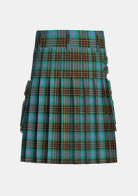 Utility_Brodie_Ancient_Hunting_Tartan_kilt_back_image_with_pleated_design_and_adjustable_buckles_for_men