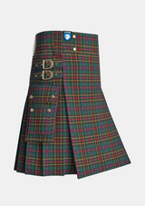 Utility_Brodie_Hunting_Modern_Tartan_kilt_side_image_with_pleated_design_and_adjustable_buckles_for_men