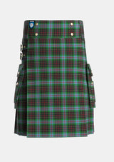 Utility_Brodie_Hunting_Tartan_1334_kilt_front_image_with_pleated_design_and_adjustable_buckles_for_men