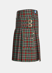 Utility_Bruce_of_Kinnaird_Tartan_1483_kilt_right_image_with_pleated_design_and_adjustable_buckles_for_men